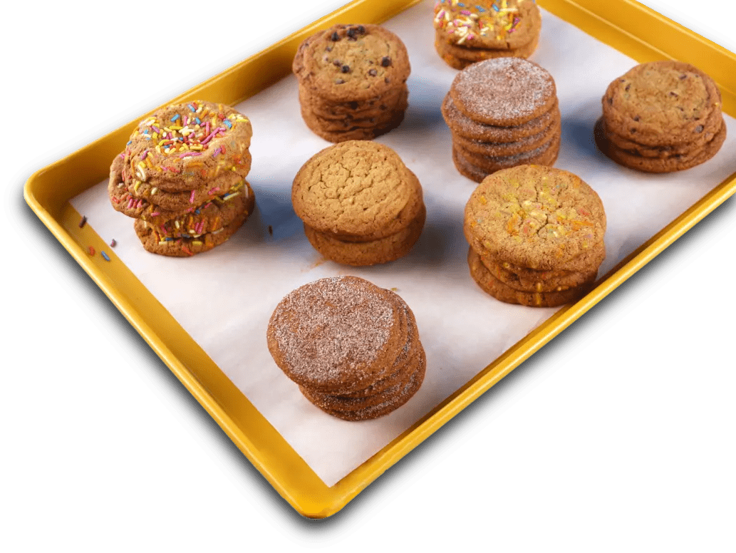 baking fresh cookies